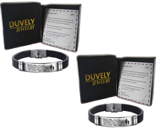 Load image into Gallery viewer, From Mom to Son - Steel & Silicone Bracelets