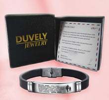 Load image into Gallery viewer, From Mom to Son - Steel & Silicone Bracelets