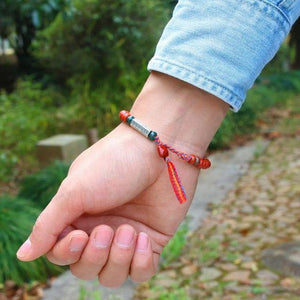 Buddha™【Last Units】Tibetan Buddhist Bracelet with Red Jasper - 50% Off