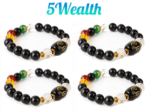 5Wealth™ Feng Shui Obsidian Bracelet