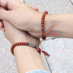 Buddha™【Last Units】Tibetan Buddhist Bracelet with Red Jasper - 50% Off